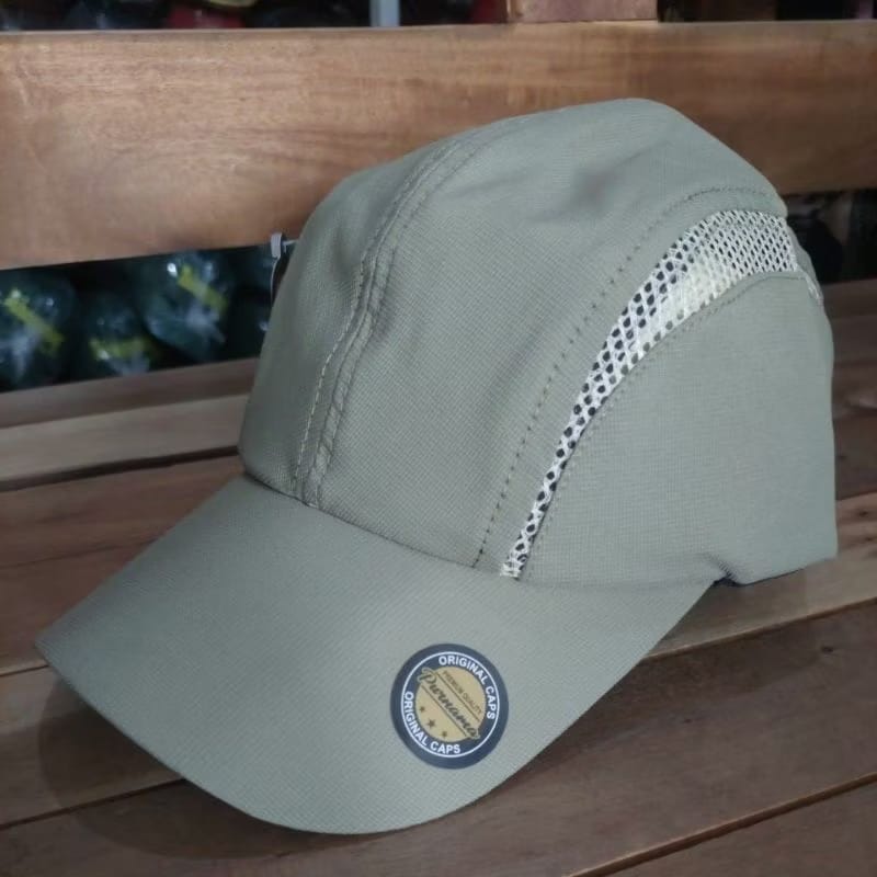 Topi Casual Sport Polos - Abu Soft